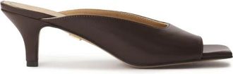 Kazar Siena - Dames - Muiltjes - Bruin - 39 EU - Leer - Schoenen