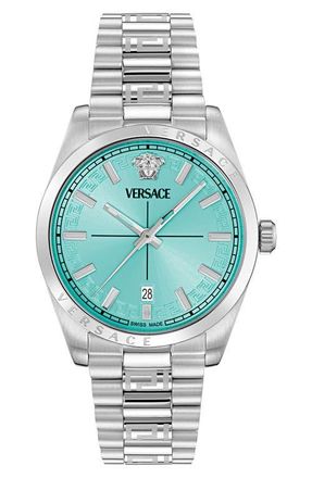 Versace Millenyium Bracelet Watch, 40mm in Stainless Steel at Nordstrom