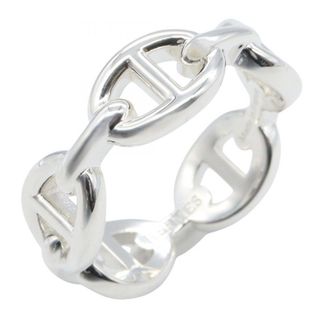 Herm&egrave;s Silver Silver 925 Band Ring (Pre-Owned)