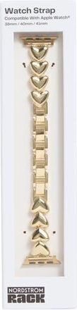 Nordstrom Rack Apple Watch Heart Watchband in Gold at Nordstrom Rack