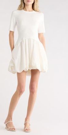 SIMKHAI Kenny Bubble Minidress in Ivory at Nordstrom Rack, Size Medium