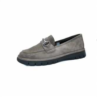 The Flexx Womens Chic Too Loafers In Grafite Suede