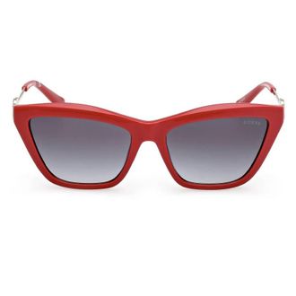 Guess Smoke Gradient Rectangular Ladies Sunglasses GU00199 66B 56