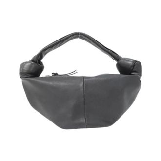 Bottega Veneta Pre-owned Calf Handbag - Dames - Pre-owned - Zwart - Maat: ONE Size Leer