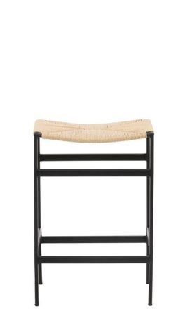 VE DESIGN Design Barhocker Polly, Schwarz/Beige