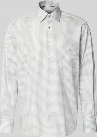 Eterna Comfort Fit Businesshemd aus Baumwolle mit Kentkragen in Marine, Gr&ouml;&szlig;e 41