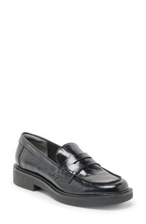 Dolce Vita Tiggy Penny Loafer in Midnight Crinkle Patent at Nordstrom Rack, Size 10