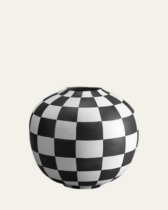 L'OBJET Large Damier Vase