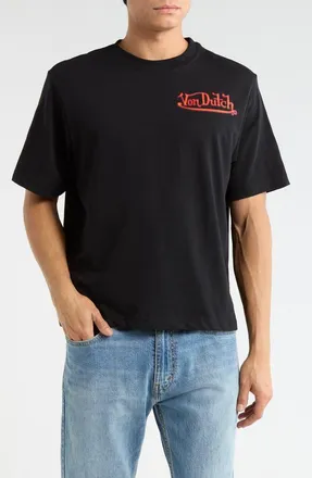 Von Dutch Oversize Graphic T-Shirt in Jet Black at Nordstrom, Size X-Large