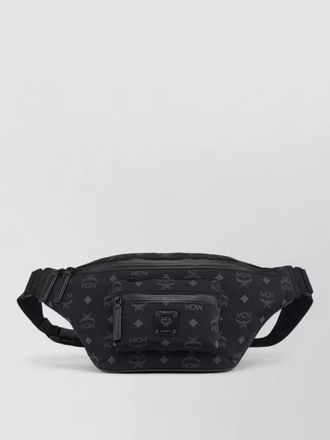 MCM monogrammed belt bag adjustable strap