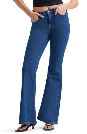Wrangler Western High Waist Flare Leg Jeans in Wyoming at Nordstrom, Size 24