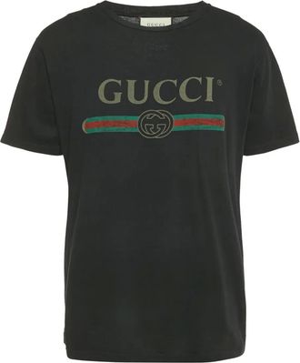 Gucci T-shirt con logo - Nero