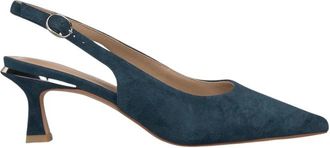 Alma En Pena Hakloze leren pump - Dames - Pumps - Blauw - 38 EU - Leer - Schoenen