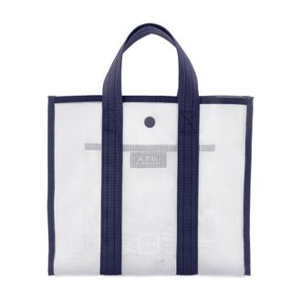 A.P.C. Womens Louise Tote Navy Pvc