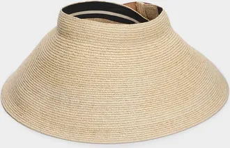 Rag & Bone Meredith Rollable Raffia Visor