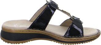 Ara Flat Sandalen - Dames - Sandalen - Zwart - 39 EU - Leer - Schoenen