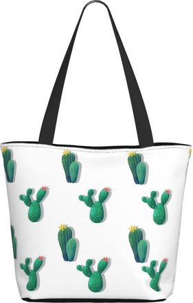 AOOEDM Cute Cactus Ladies Shopping Bag 13x11x7in.The Perfect ValentineS Day Gift.It Is The Best ValentineS Day Gift For Mom, Daughter, Wife,Etc