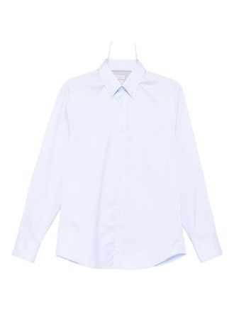 Brunello Cucinelli Sky Blue Cotton Shirt