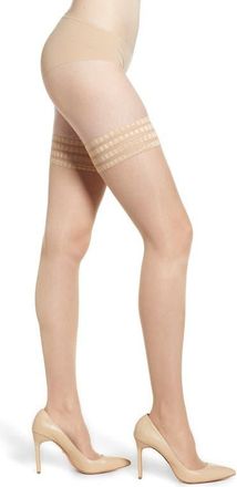 Falke Pure Matt 20 Stay-Up Stockings in Cocoon at Nordstrom, Size Medium
