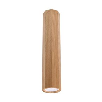 Wonderlamp Foco de techo de madera natural 30cm de alto
