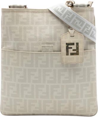 Fendi Pre-owned Fendi Zucca Spalmati Crossbody Unisex QBFQK1MLM5LMSELJ
