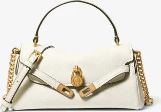 Michael Kors Hamilton Moderne Extra-Small Textured Leather Slouchy Crossbody Bag