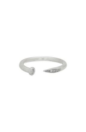 Meshmerise Pav&eacute; Diamond Ring - 0.06 ctw in White at Nordstrom Rack, Size 7