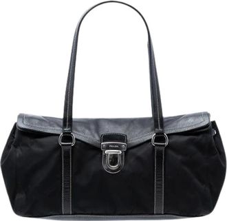 Prada Pre-owned Shoulder Bags, female, Black, Size: ONE SIZE Pre-owned The Easy Shoulder Bag