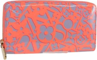 Louis Vuitton Pre-owned Wallets, female, Orange, Size: ONE SIZE Pre-owned Canvas Wallet