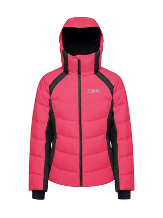 Colmar Red Technical Quilted Down Ski Jacket