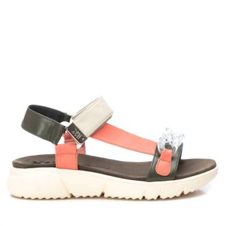 Xti Womens Flat Sandals In Khaki