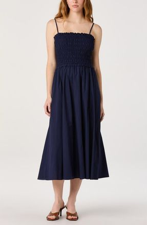 ASTR the Label Harper A-Line Dress in Navy at Nordstrom, Size X-Small