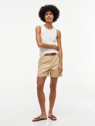 Tommy Hilfiger Womens Lightweight Twill 5 Chino Short - Clayed Pebble - XL