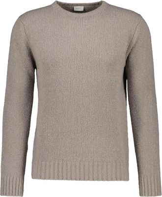 04651/ Ronde hals gebreid - Heren - Ronde hals truien - Grijs - 2XL - Truien & Vesten