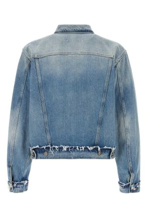 Maison Margiela Mens Denim Jacket Washedblue Giubbini