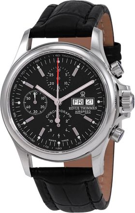 Revue Thommen Airspeed Chronograph Automatic Black Dial Mens Watch 17081.6534