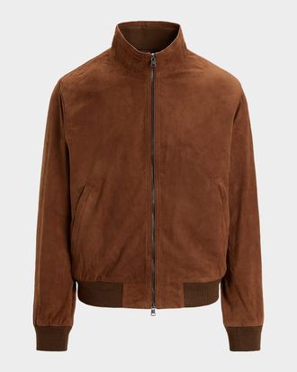 Polo Ralph Lauren Men & apos;s Suede Bomber Jacket
