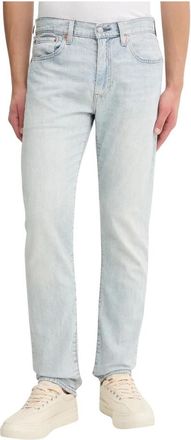 Levi's 502 Taper Jeans - Heren - Slim Fit Jeans - Blauw - W32 L34 - Katoen - Jeans