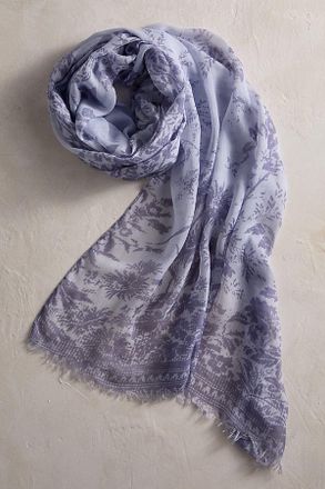 Elizabeth Gillett Celeste Periwinkle Scarf