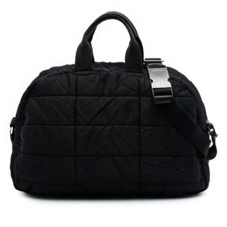 Prada Pre-owned Weekend Bags, unisex, Black, Size: ONE SIZE Pre-owned Nylon Travel Bag