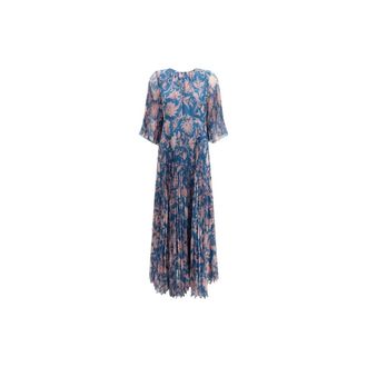 Etro Wrha0592Akh58 Jurk - Dames - Jurken - Blauw - Maat: S Poliester