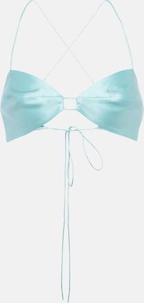 The Sei Silk bra top