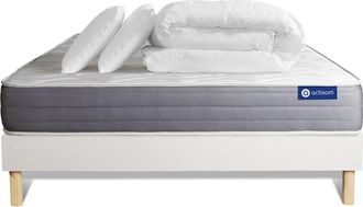 Actisom Pack Colch&oacute;n Blanco L&aacute;tex Y Espuma Viscoel&aacute;stica 140 X 200