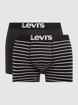 Levi's Trunks mit Stretch-Anteil im 2er-Pack in Black, Gr&ouml;&szlig;e S