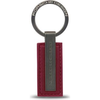 Porsche Design Key Ring Metal Bar in Carmine Red at Nordstrom