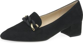Gabor Hoolie Womens Court Shoes 4 UK Black Suede