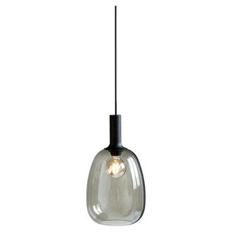 Nordlux Suspensi&oacute;n Nordlux Alton Negro Transparente E27 &Oslash;23cm