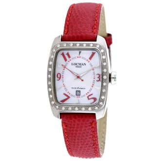 Locman Titanio Quartz White Dial Ladies Watch 483RMOPRD2D