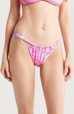 Kulani Kinis Ruched Bikini Bottoms in Island Blush at Nordstrom, Size X-Small