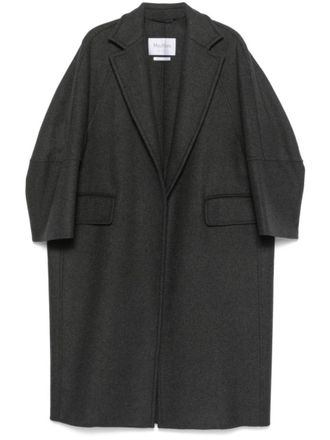 Max Mara Grey Wool long coat